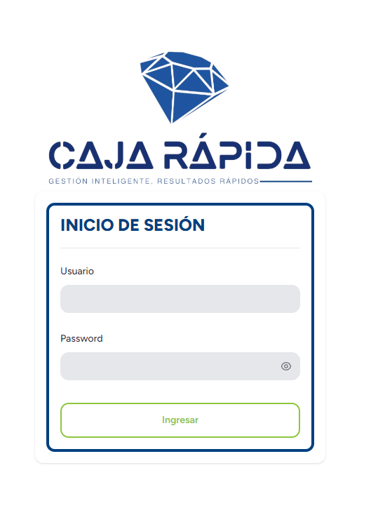Formulario de Inicio de Sesión